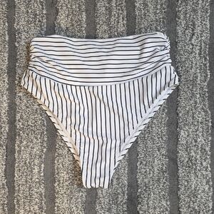 Striped High-Waisted Ladies Bottoms